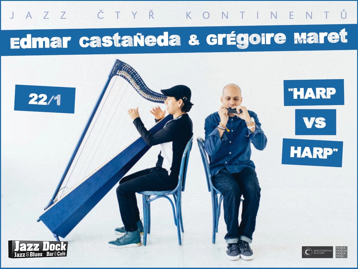 Edmar Castañeda & Grégoire Maret "HARP vs HARP" (COL/CH) :: JAZZ ČTYŘ KONTINENTŮ: