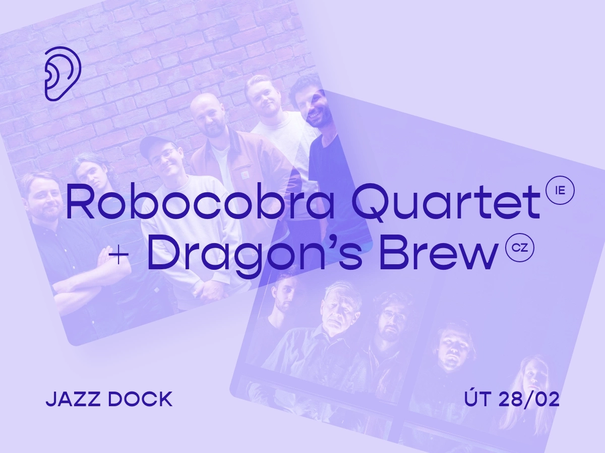 Robocobra Quartet (IE) + Dragon's Brew (CZ) I Mladí ladí jazz 2023